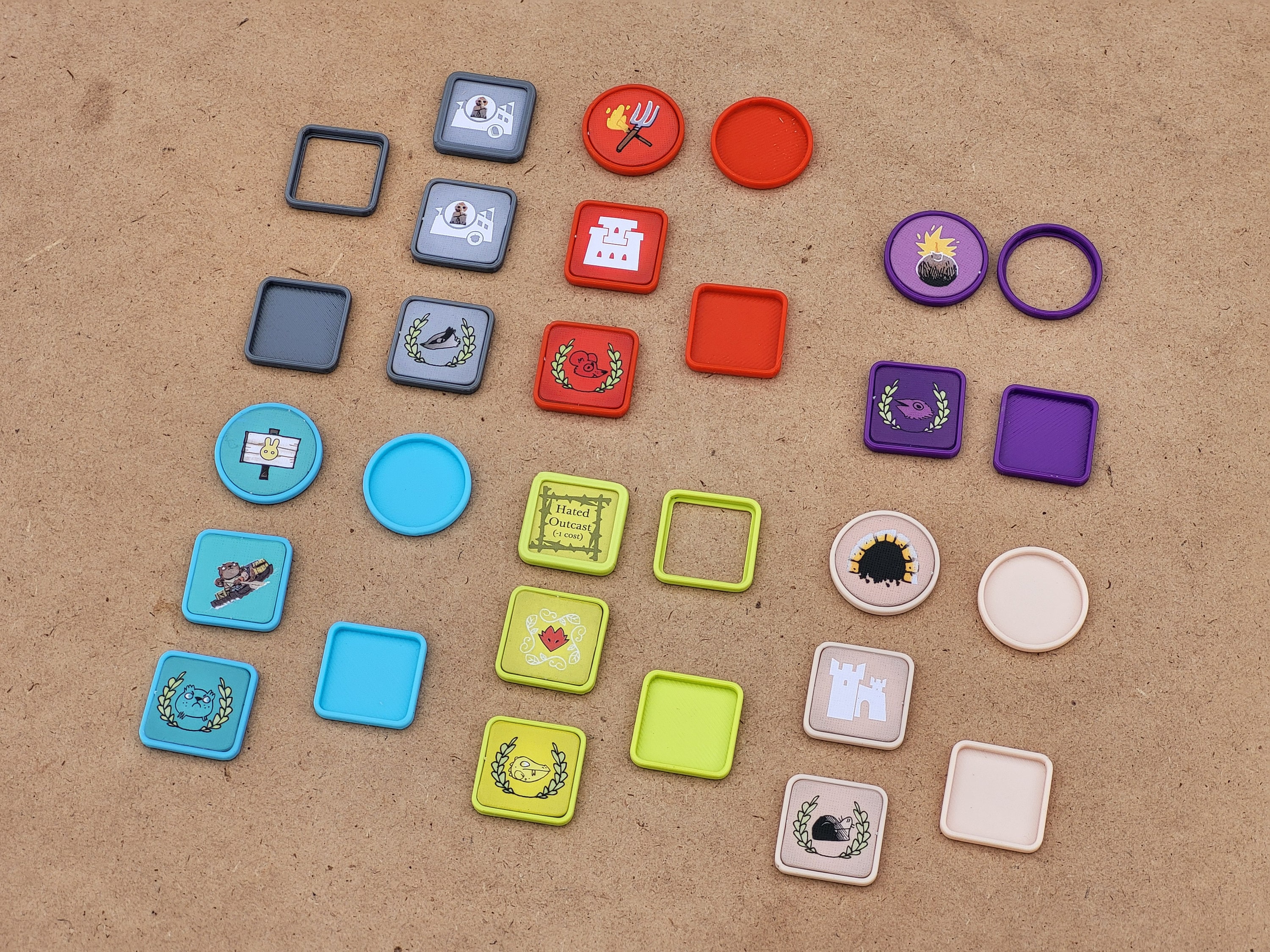 Root Board Game Token Inserts - Etsy