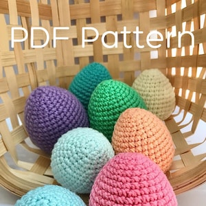 Patrón de huevo de crochet - Patrón PDF