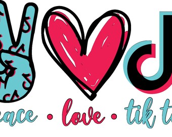 Free Free 338 Peace Love Tiktok Svg Free SVG PNG EPS DXF File