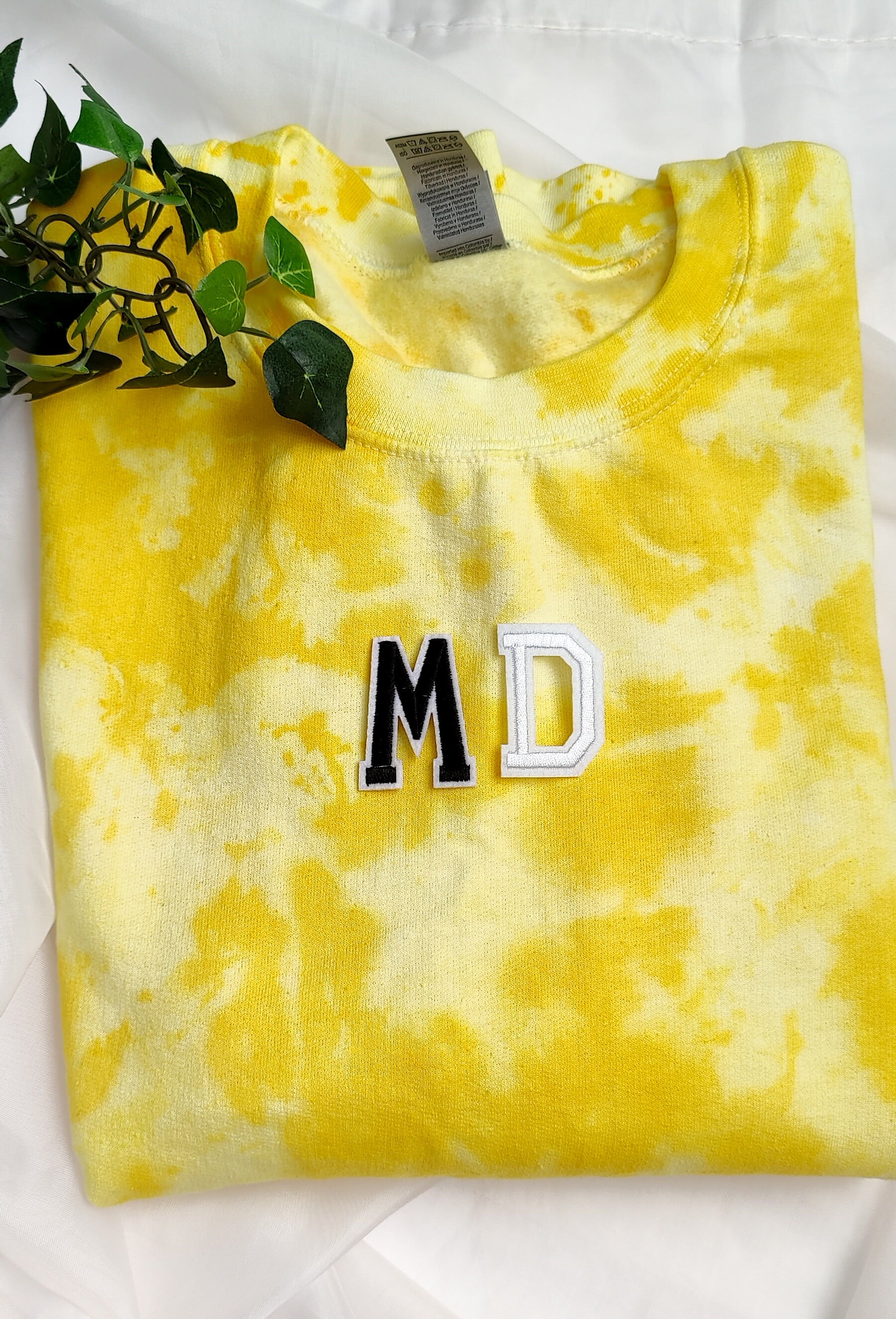 Fleece Crewneck Sweatshirt Lilac Tie Dye main image 0