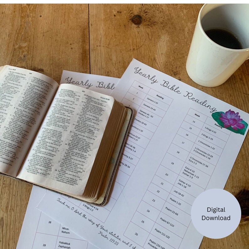 Weekly Bible Reading Plan Lotus Water Lily Bible In A Year Schedule Weekly bible reading plan lotus water lily bible in a year schedule