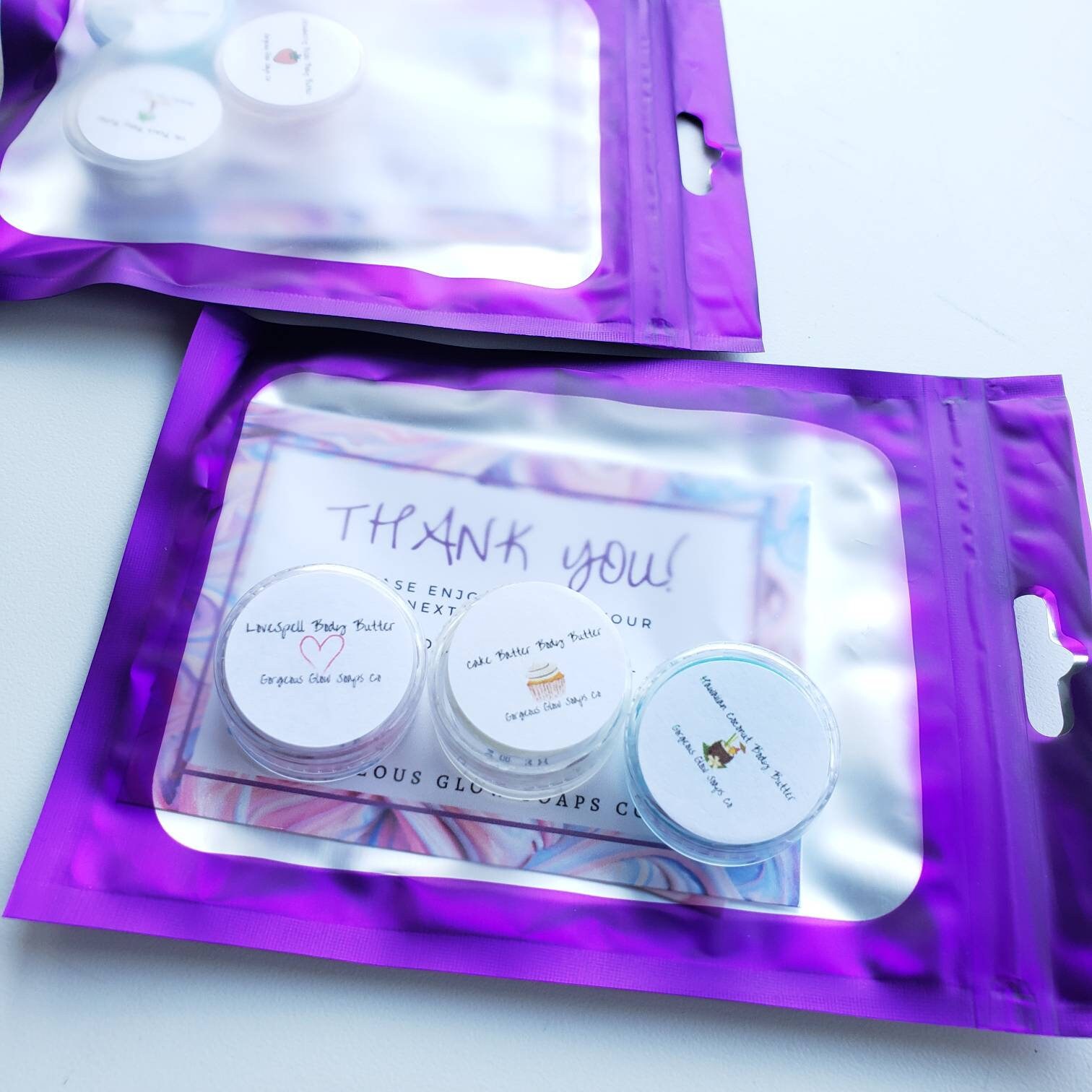 Body Butter Sample Packs Body Butter Sets Mango and Shea Etsy