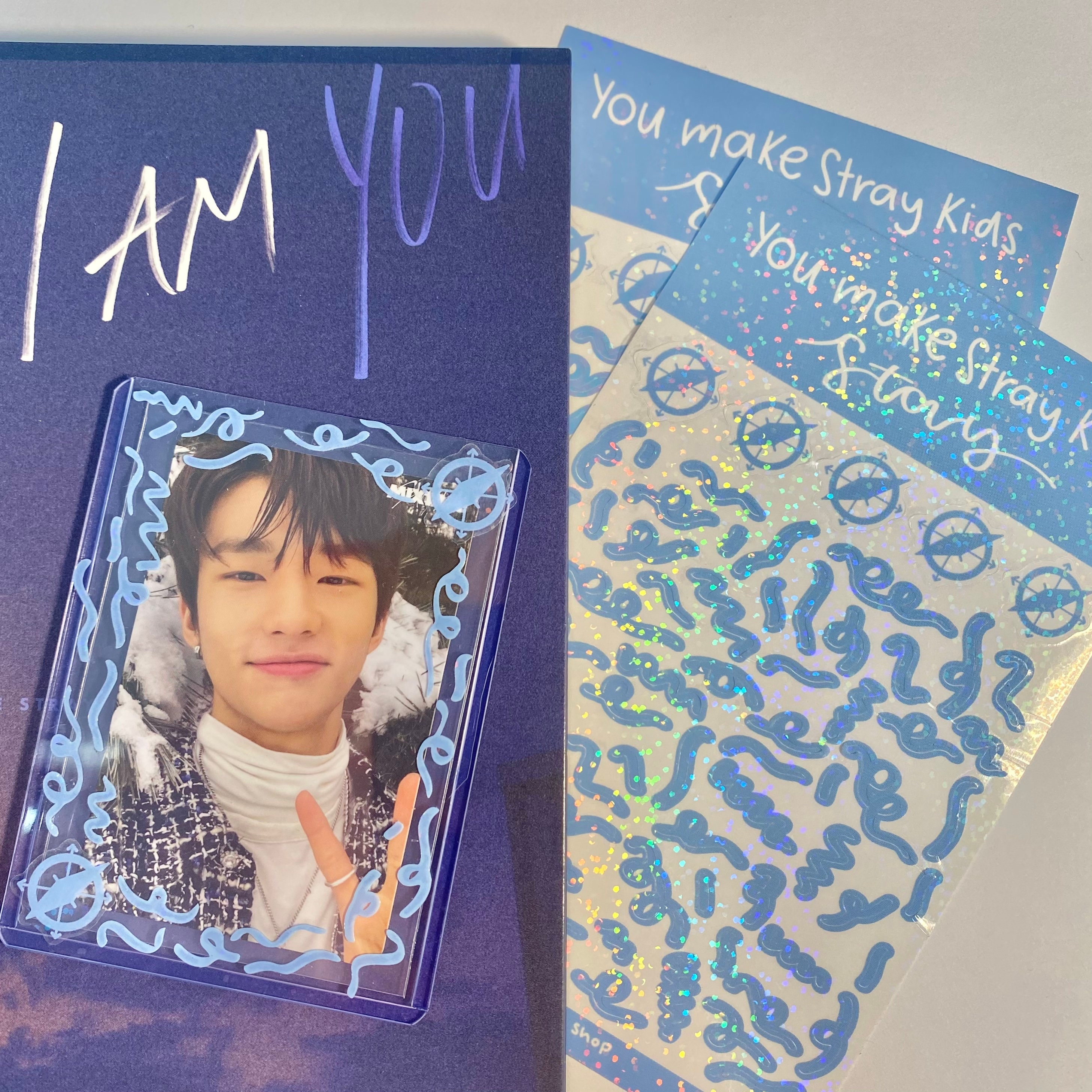 Deco Confetti Kpop Stray Kids Holographic Stickers decorate Etsy