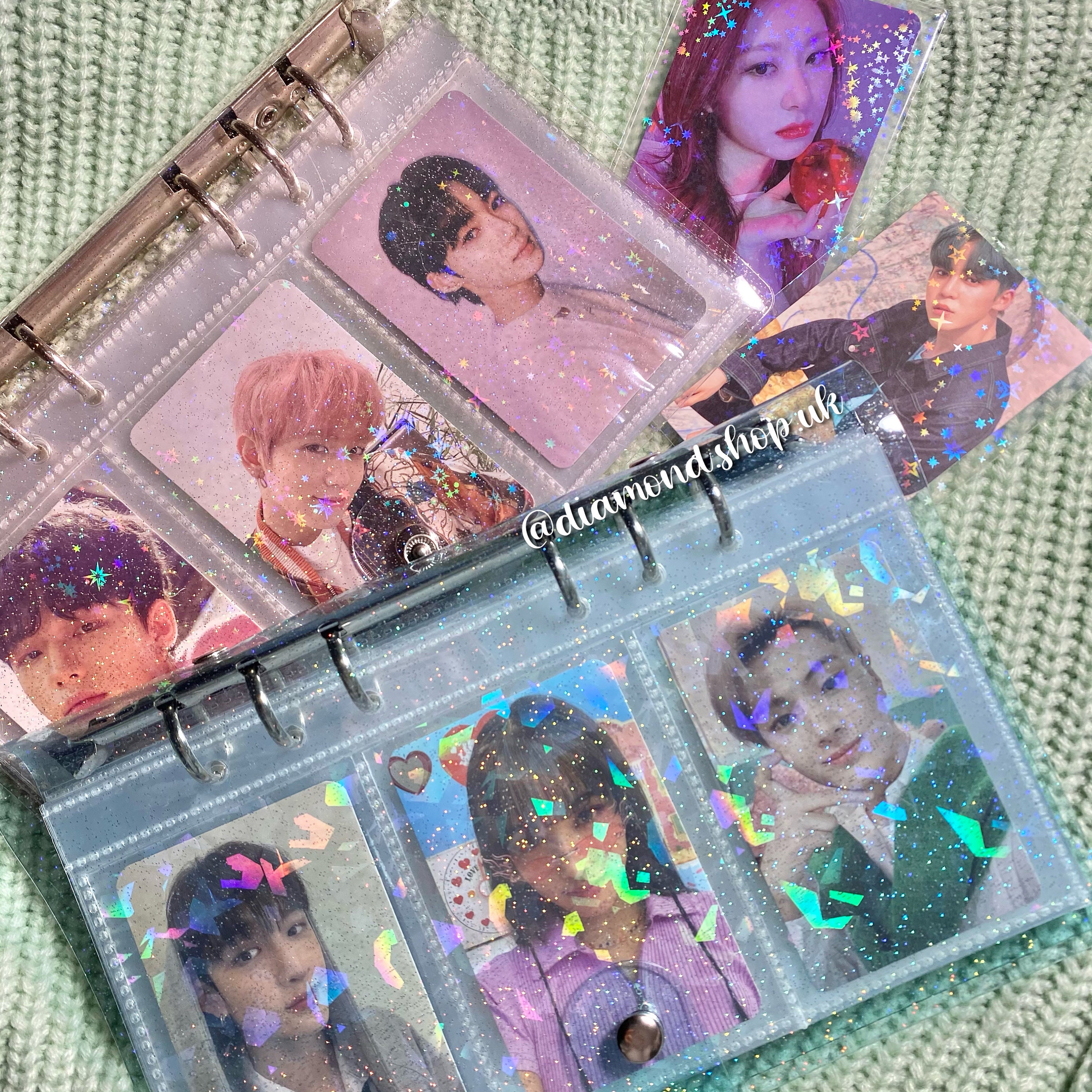 Kpop Photocard Binder/album/collect Book 3 Pocket Glitter Style perfect for  BTS, Stray Kids, Blackpink, Nct, ITZY, Enhypen, the Boyz -  Israel