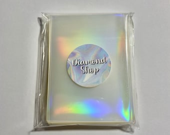 Rainbow Effect Holographic Photocard Sleeves/Card Protector/Holder ( Pokemon Kpop, BTS, Twice, NCT, Blackpink) For albums + Binders!