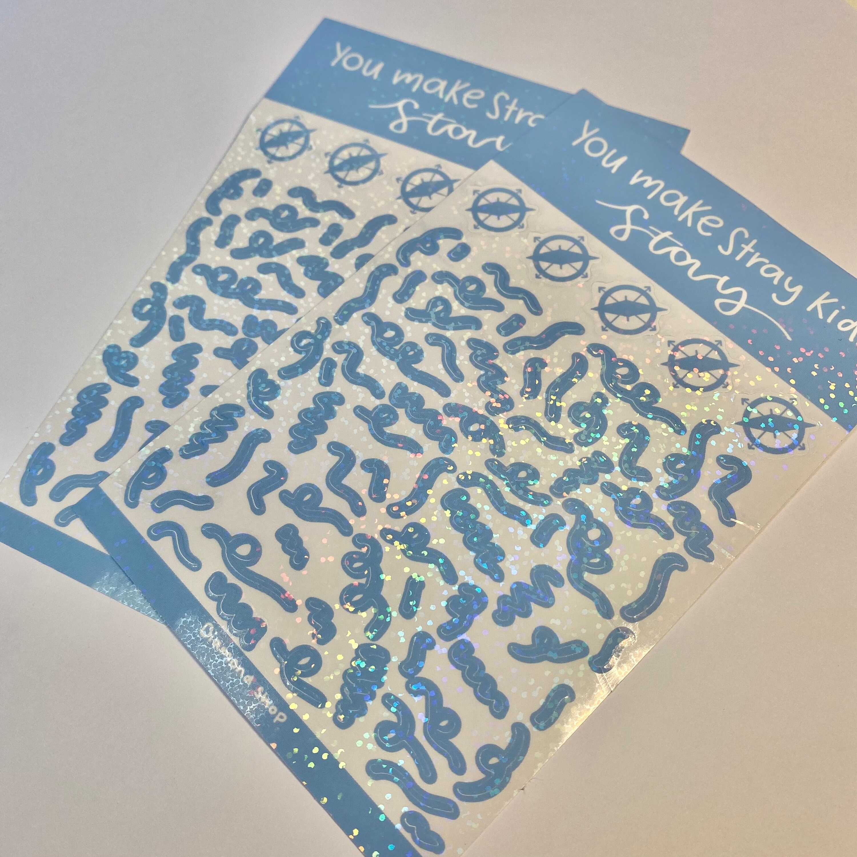 Deco Confetti Kpop Stray Kids Holographic Stickers decorate Etsy