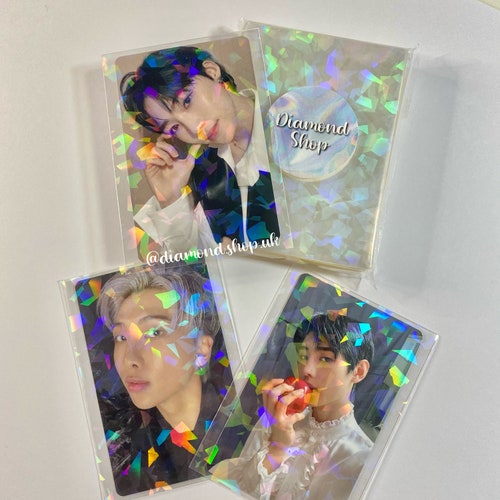 Holographic Kpop Postcard Photocard Sleeves 20pcs Perfect Etsy UK