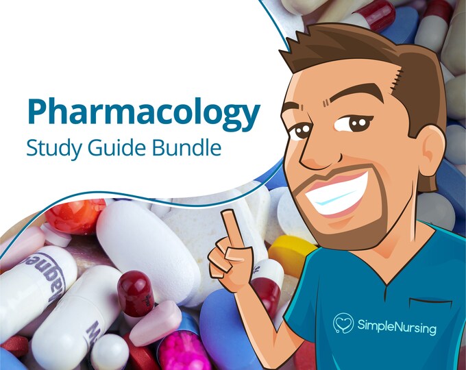 Pharmacology Study Guide Bundle 190 Pages Digital Download - Etsy