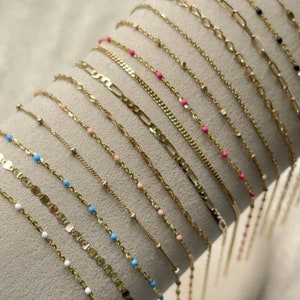 Paquete inicial de negocio de joyería permanente. Sin conjeturas. Resistente al agua y sin deslustre. Longitud personalizada para joyería permanente. Venta al por mayor