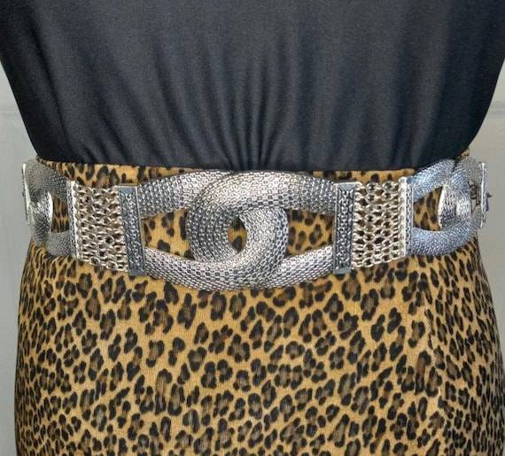 Vintage Chico\'s Large Ornate Metal Link Belt Vintage Chico main image 4