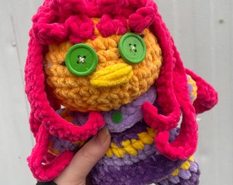 RAVEN AND STARFLAME! crochet plushies!