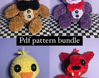 PATRONENBUNDEL voor fredrick, chicky, piratenvos en bon-bun