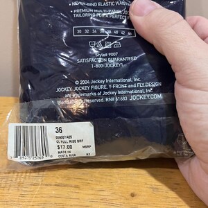 Vintage Jockey Classic 3 Pack Full Rise Briefs 36 Mens 100% Cotton Y-Front 9007 bild 4