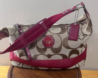 Coach Vintage Belted Pouch Bag 4156 Mahogany With Brass - SOHO
