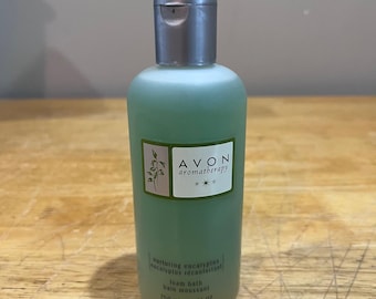 Vtg 1999 Avon Aromatherapy Nurturing Eucalyptus Foam Bath Bubble Bath 8.4oz Y2K