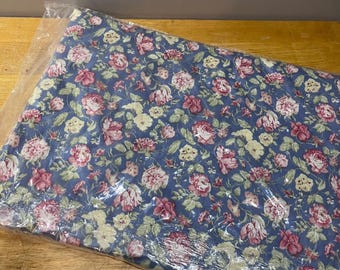 Vtg Waverly Garden Room Floral Pet Orthopedic Foam Bed Pad Blue Pink 24x18