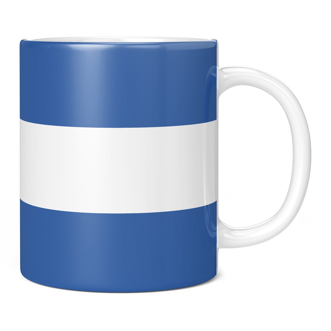 El Salvador Full Wrap Flag 11oz Coffee Mug / Cup Perfect Etsy