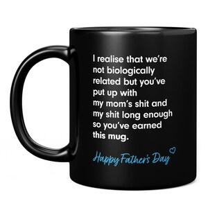 Step Dad Fathers Day Mug, Fathers Day Gift, Step Dad Gift, Funny Fathers Day Mug, Step Father Mug, Bonus Dad Gift, Stepfather Gift Idea image 3