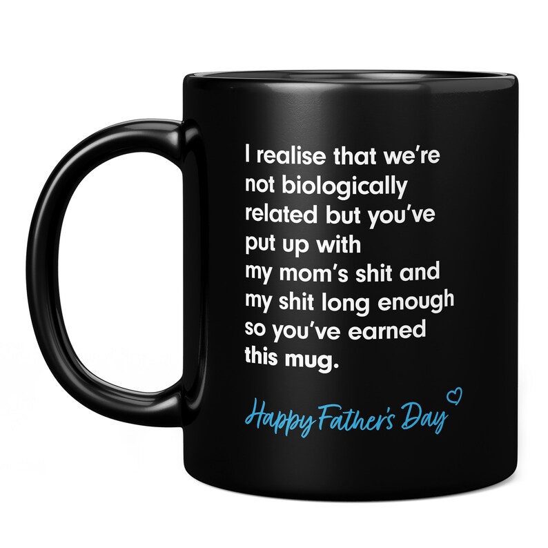 Step Dad Fathers Day Mug, Fathers Day Gift, Step Dad Gift, Funny Fathers Day Mug, Step Father Mug, Bonus Dad Gift, Stepfather Gift Idea image 3