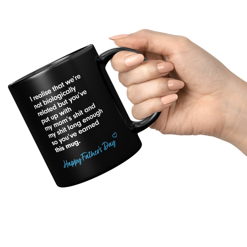 Step Dad Fathers Day Mug, Fathers Day Gift, Step Dad Gift, Funny Fathers Day Mug, Step Father Mug, Bonus Dad Gift, Stepfather Gift Idea image 6