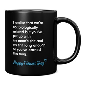 Step Dad Fathers Day Mug, Fathers Day Gift, Step Dad Gift, Funny Fathers Day Mug, Step Father Mug, Bonus Dad Gift, Stepfather Gift Idea image 1
