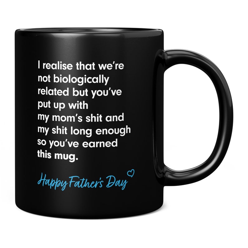 Step Dad Fathers Day Mug, Fathers Day Gift, Step Dad Gift, Funny Fathers Day Mug, Step Father Mug, Bonus Dad Gift, Stepfather Gift Idea image 1