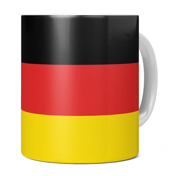 Germany Flag Mug, Germany Coffee Mug, Gift For German, Deutschland Mug, Germany Football Mug, Euro 2024 Germany Mug, Schwarz Coffee Mug