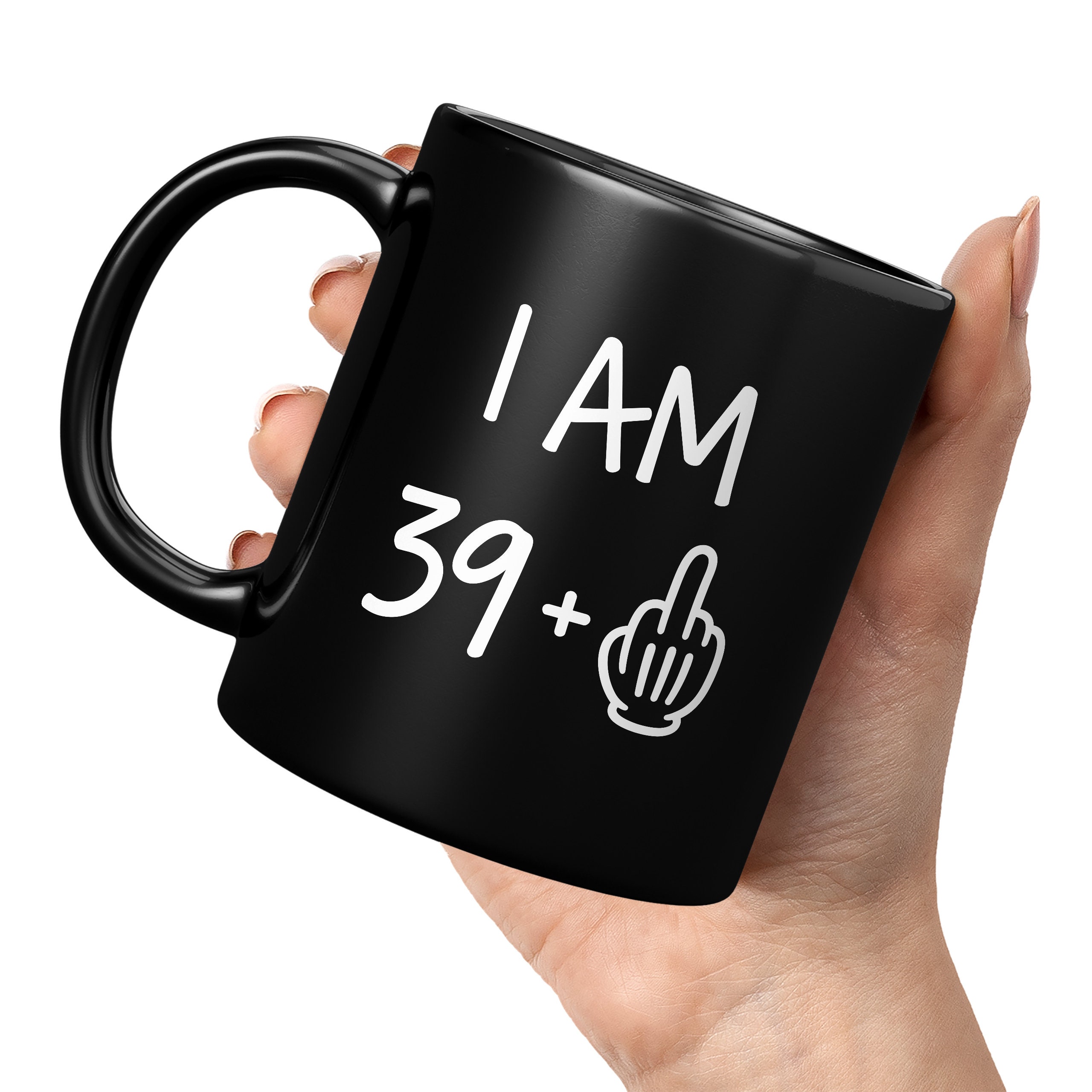 Middle Finger Mug, 40th Birthday Gifts For Men And Women, Funny Birthday  Present