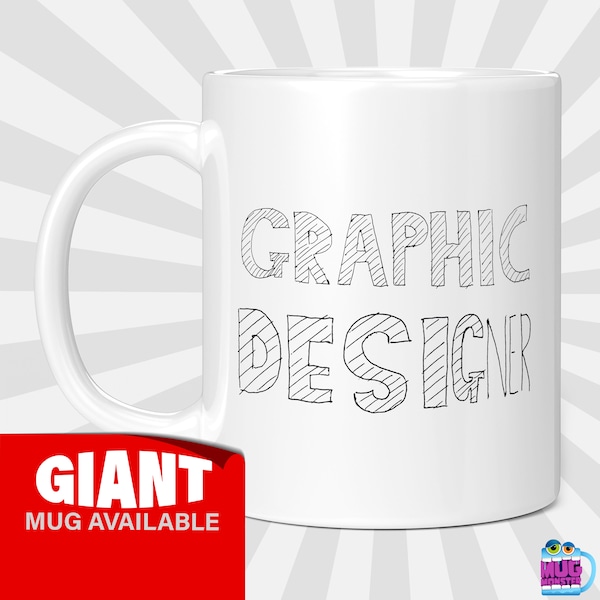 Funny Graphic Designer Mug - Gift for a Graphic Designer, Graphic Design, Artist Gifts, Birthday Present for Design Student, Artist Mug