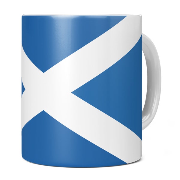 Scotland Full Wrap Flag 11oz Coffee Mug / Cup - Perfect Birthday Gift for Him or Her | Present for Men or Women