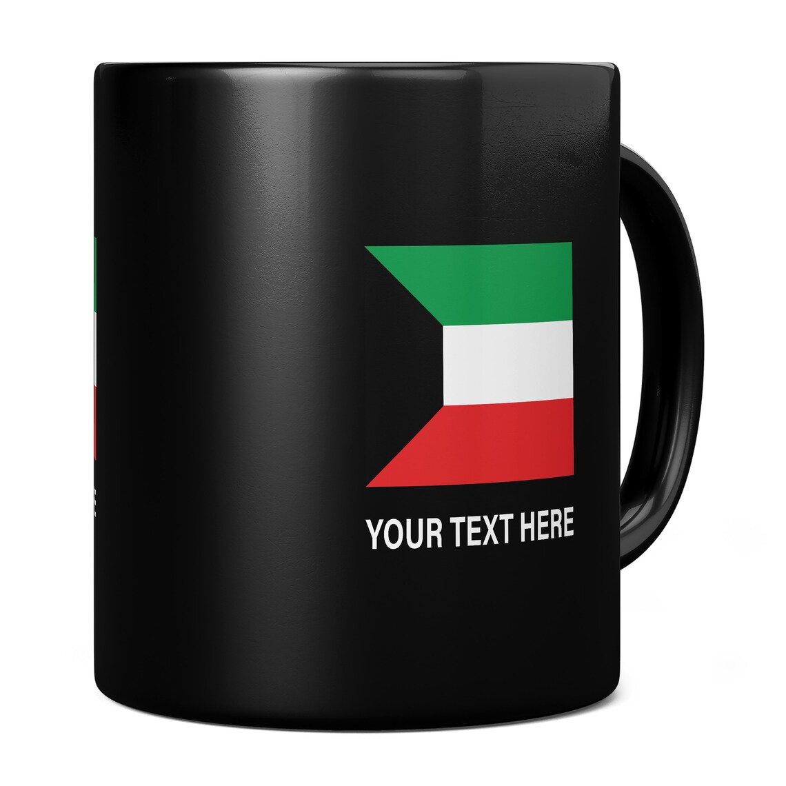 Kuwait Flag With Custom Text 11oz Coffee Mug / Cup Perfect Etsy UK