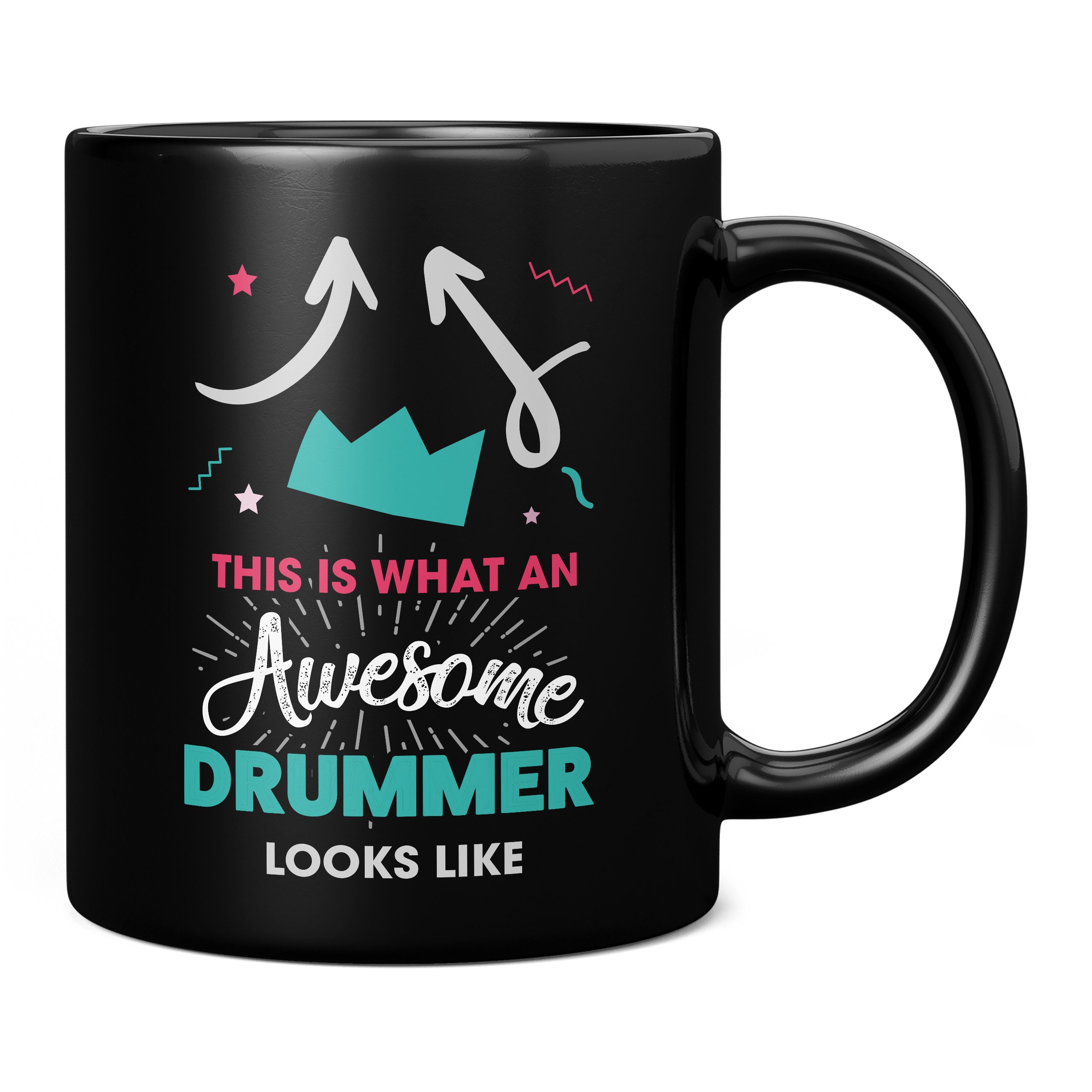 voici à quoi ressemble un batteur génial tasse/café de 11 oz - cadeau d'anniversaire parfait pour lui ou sa | présent hommes femmes