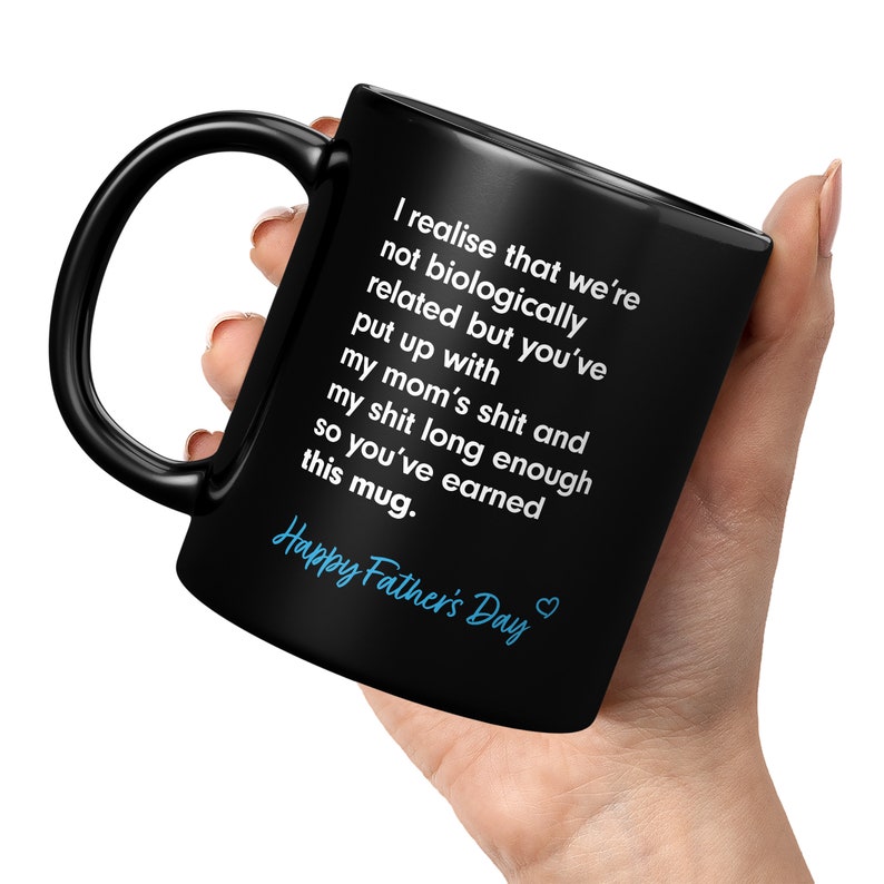 Step Dad Fathers Day Mug, Fathers Day Gift, Step Dad Gift, Funny Fathers Day Mug, Step Father Mug, Bonus Dad Gift, Stepfather Gift Idea image 7