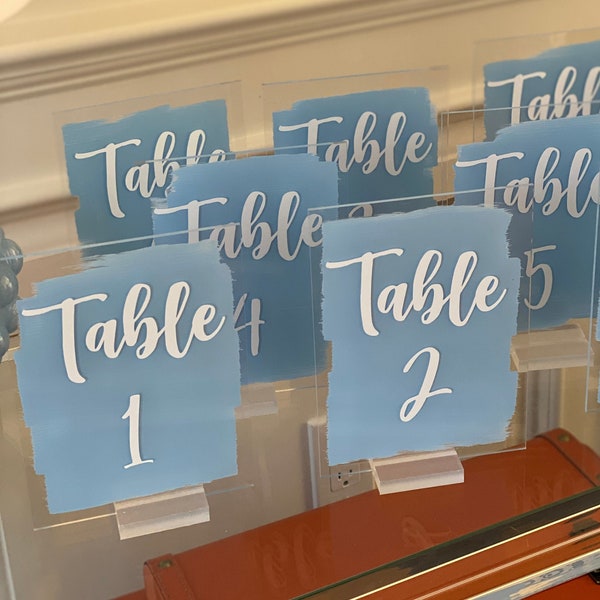 Acrylic Table Numbers? Etsy