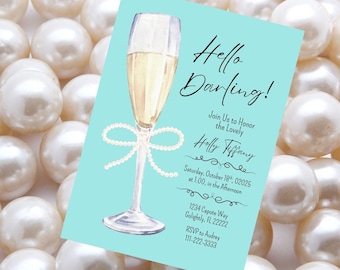 Breakfast at Tiffany's Invitation - Girly Party Invitation - Breakfast at Tiffany's Bridal Shower - Digital Birthday Party Invitation