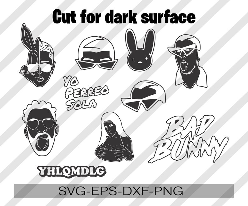 Download Bad Bunny Png Bad Bunny Logo Svg Bad Bunny Bundle Svg Instant Download Bad Bunny Svg 60 Design Vector Files Shirt Design Digital Art Collectibles Vadel Com