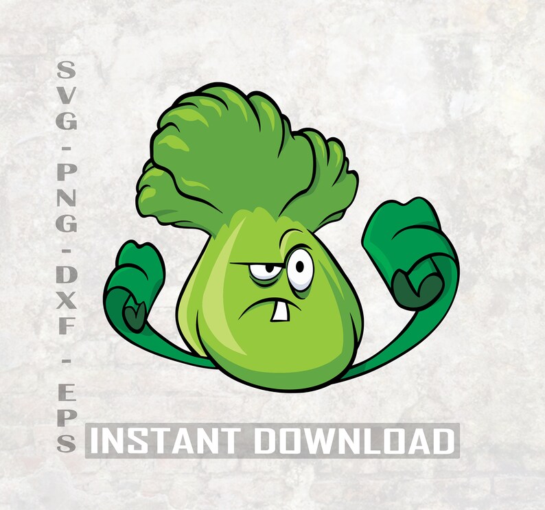 Download Svgpngdxf Silhouette Files Brokoli Svg Plants Vs Zombies Svg Scan Cut Files Art Collectibles Drawing Illustration Fakhrmaftool Ir