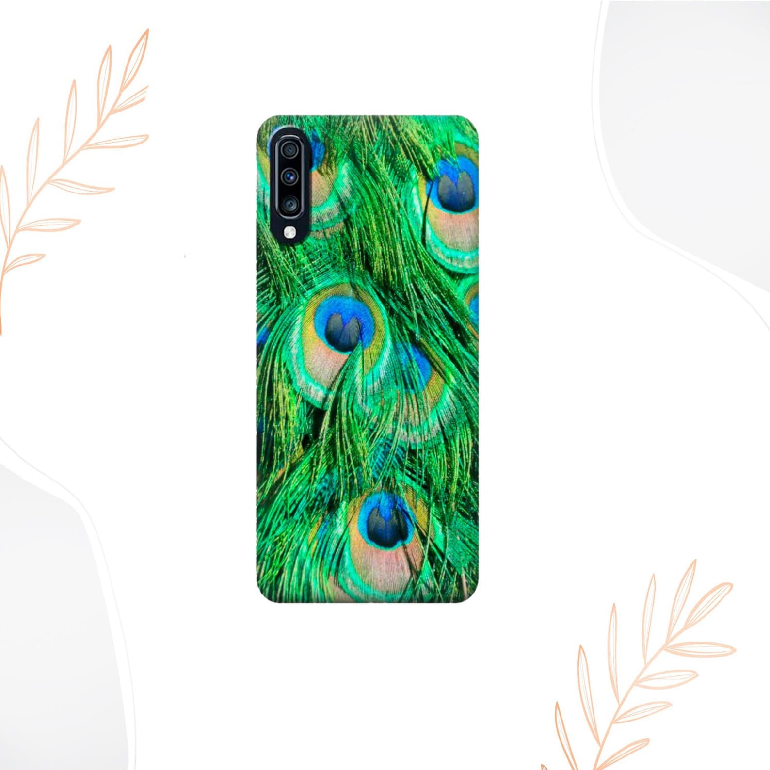 Peacock Feathers Case for iPhone 16 Plus, 14 Max iPhone 12, Samsung ...