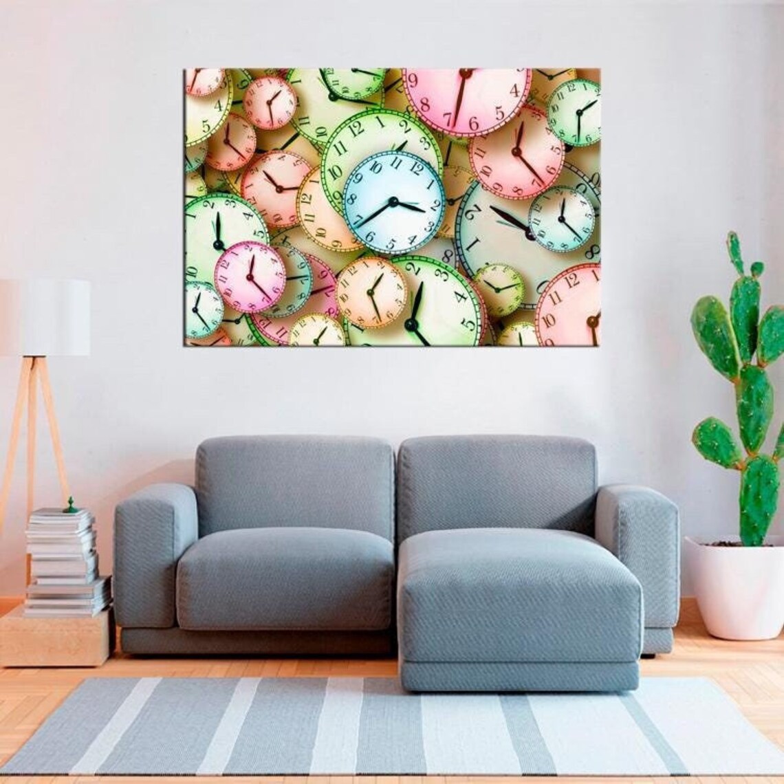 Time Frame Decors Image of Dials - Modern Art -time Management - Home Decor - Multicolor ...