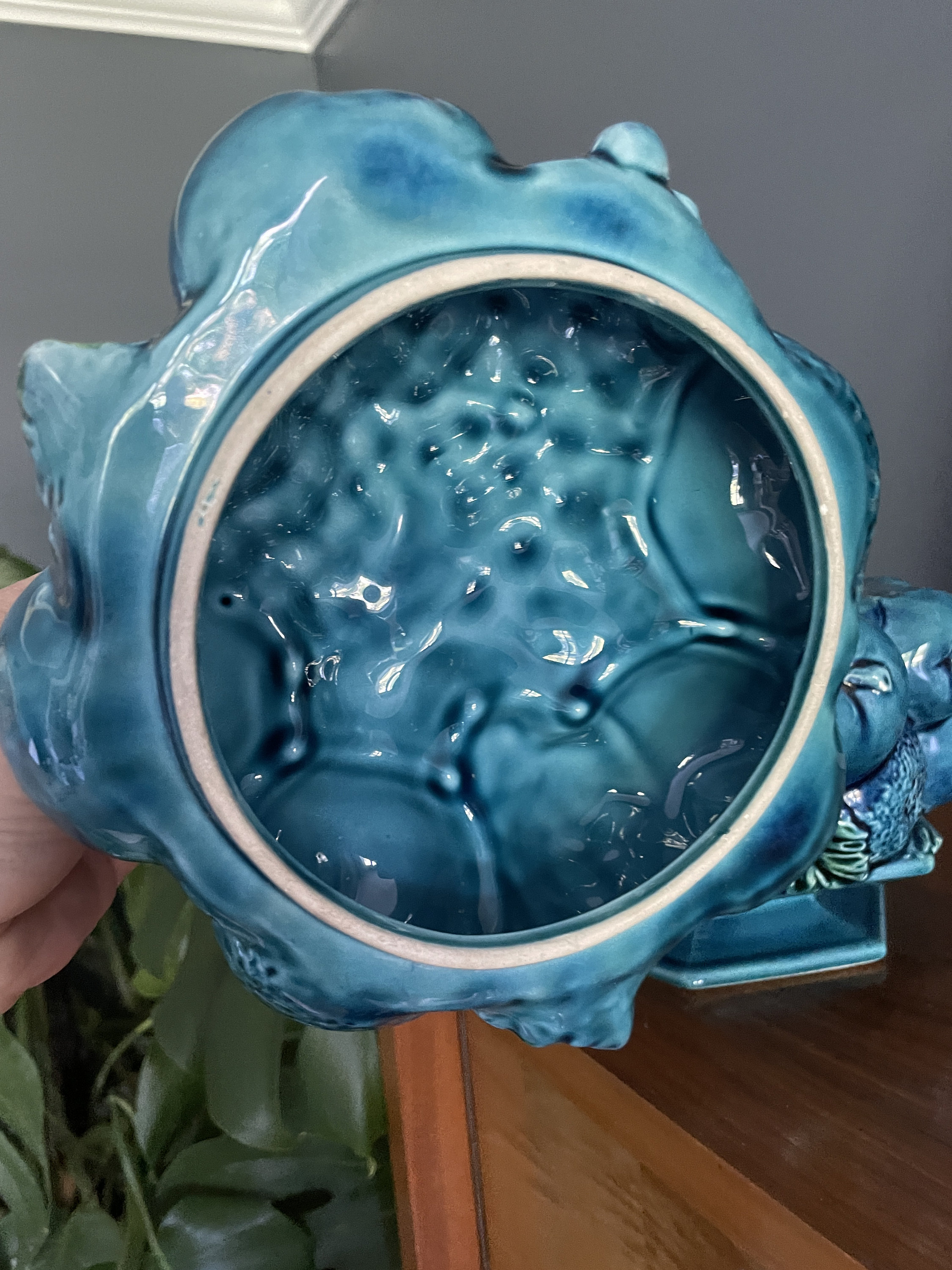 Vintage Inarco Japan Blue Glazed Embossed Cookie Jar E2374 Stamped - Etsy
