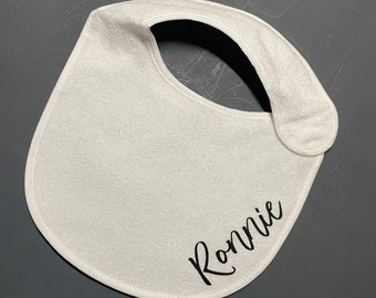 Personalised baby bib