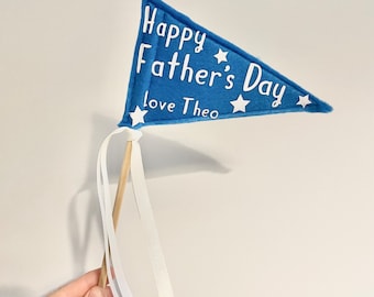 Fathers Day flag | Fathers day gift | personalised