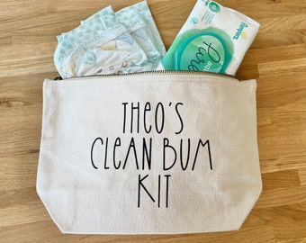 Clean Bum Kit | Nappy Bag Pouches|Changing Bag Pouches|Baby Nappies & Wipes|Mummy's Bits and Bobs|