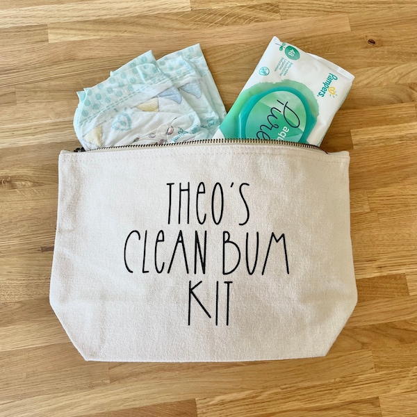 Clean Bum Kit | Nappy Bag Pouches|Changing Bag Pouches|Baby Nappies & Wipes|Mummy's Bits and Bobs|