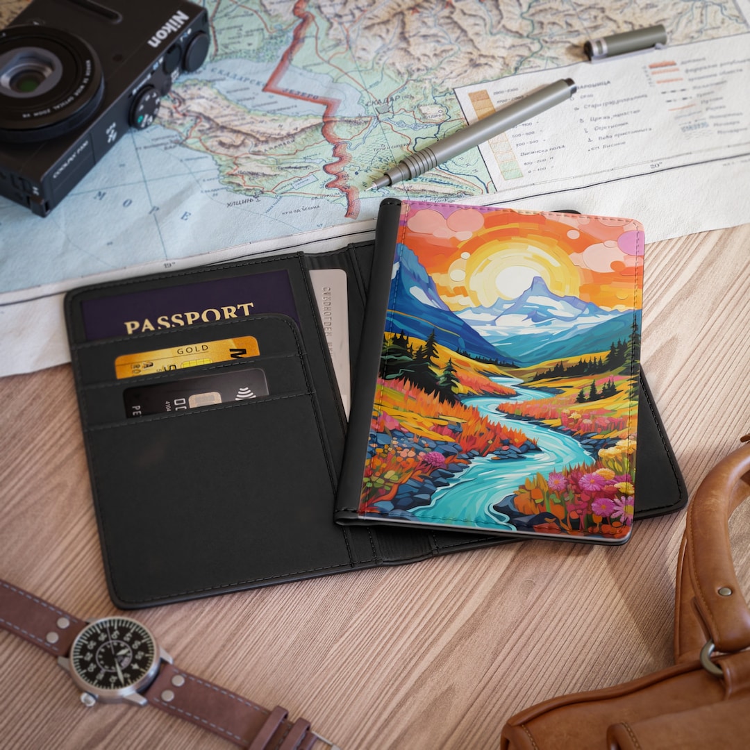 Glacier National Park Passport Cover Etsy