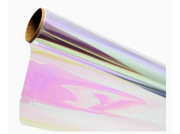 Large roll 50 meter iridescent cellophane film Etsy