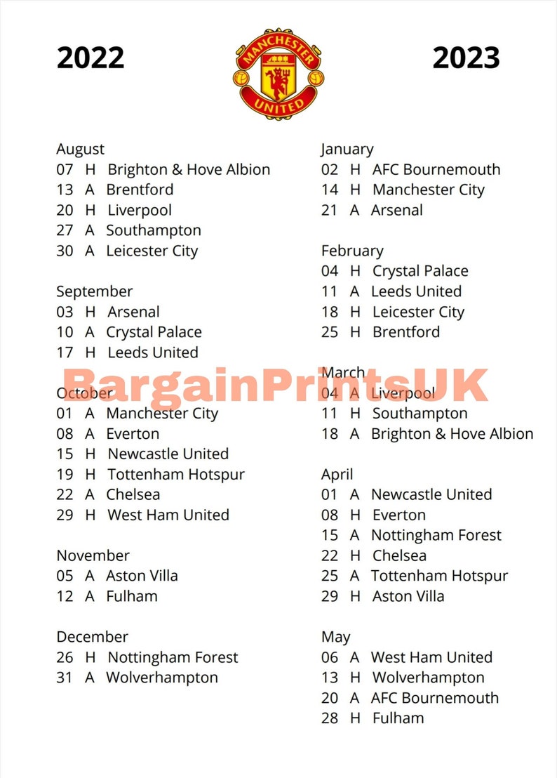 manchester united summer tour 2023 schedule