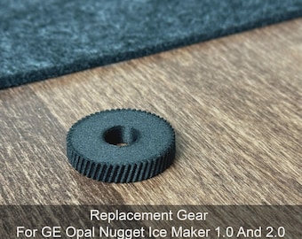 GE Opal Nugget Ice Maker 1.0 / 2.0 Replacement Gear – Carbon Fiber Reinforced Nylon – 100% Solid Infill – LINIX Motor Gearbox Part