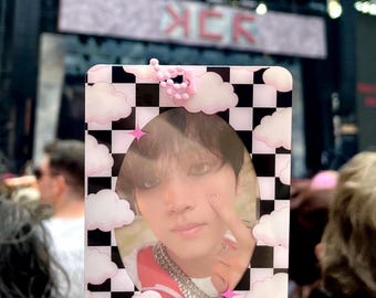 Head In The Clouds kpop photocard holder keyring