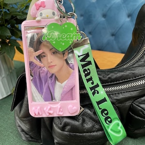 NCT Dream Love Club bag charms, lanyard keyrings and lightstick straps